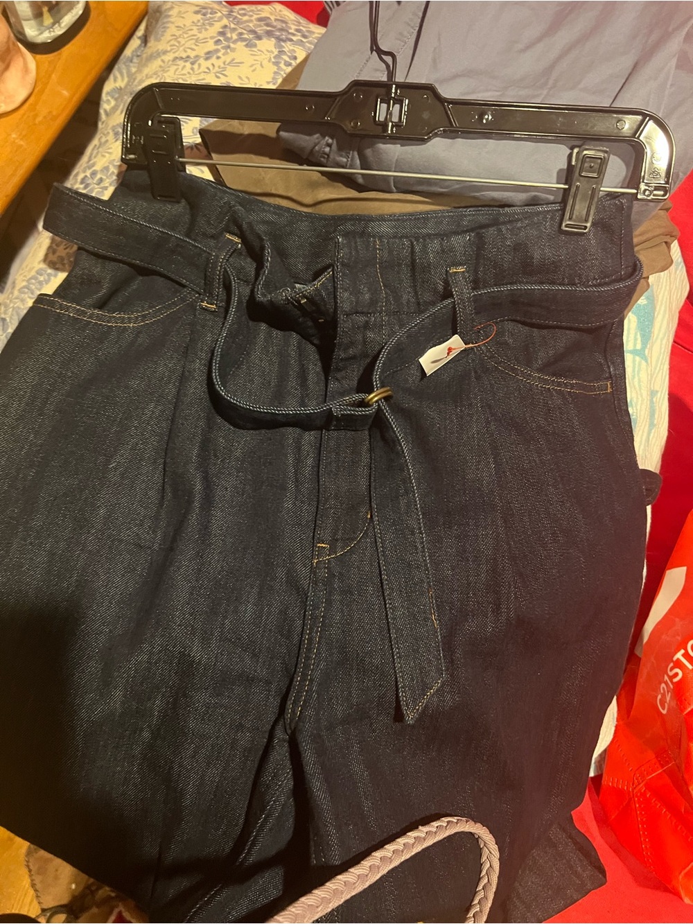 Uniqlo Relaxed Dark Indigo  Jeans - Picture 4 of 5